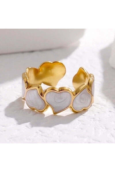 Pursehuit Χρυσό δαχτυλίδι, ρυθμιζόμενο, κατασκευασμένο από ανοξείδωτο ατσάλι,...