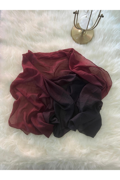 VaVscarfs Gradient Color Transitioning Comfort Shawl Burgundy