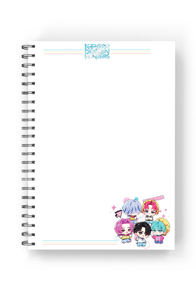 nihonwosekai K Pop Demon Hunters Spiral Notebook 50 Sheets A5 Size
