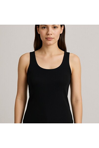 MASSİMO CALZE Women's 2-Pack Premium Thick Strap Cotton Tank Top – Underwear Suitable for Summer, Winter and Daily Use