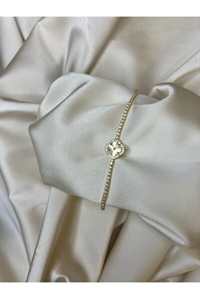 Roha Çelik Gold Su yolu Clover Bileklik