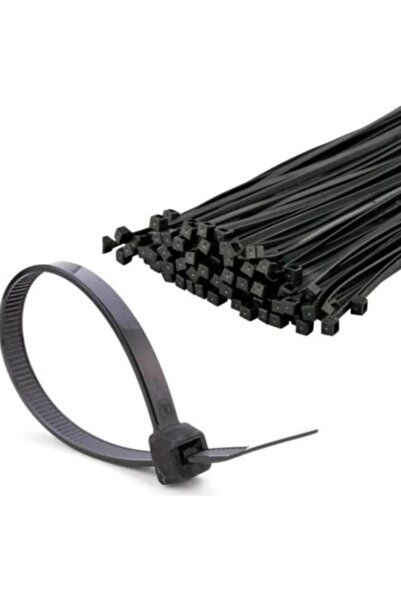 Yerli KABLO BAĞI KLİPS KELEPÇE 2.5x100mm (100 ADET) (Siyah)
