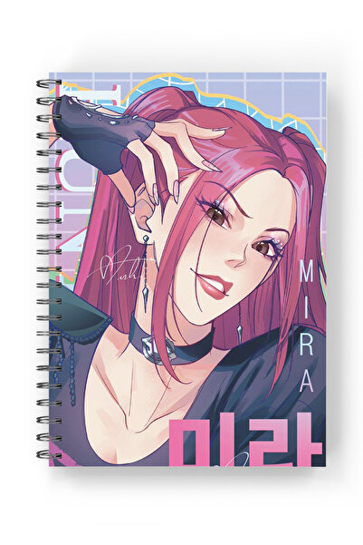 nihonwosekai Caiet cu spirală K POP Demon Hunters, 50 de coli, dimensiune A5