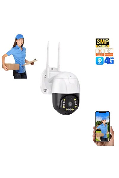 Impact Vision Wifi Surveillance Camera, Full HD 1080P, 4G, Phone Control - Impact Vision®