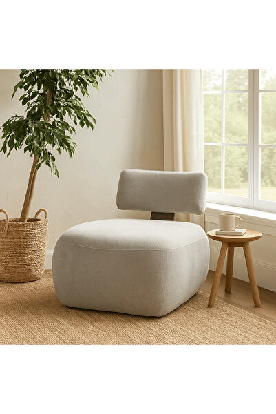 genric Gray Velvet Chair 94-83-75cm