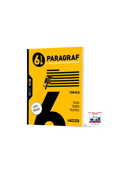 Hız Yayınları 2025-2026 6. Sınıf Paragraf Okula Destek Soru Bankası Güncel Mü...