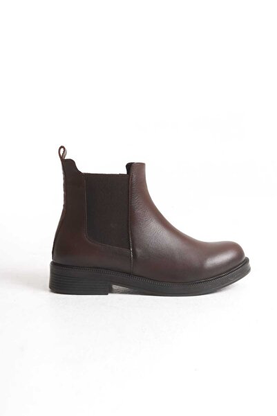 ERNİLA Γυναικείες ελαστικές μπότες από γνήσιο δέρμα HELEN