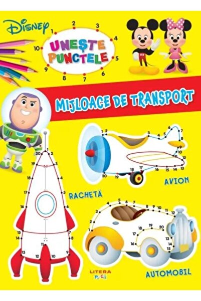 Editura Litera Disney. Uneste punctele. Mijloace de transport, Di