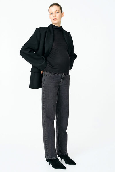 H&M MAMA Before & After Straight Low Jeans