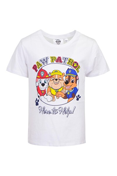 PAW PATROL Paw Patrol children's t-shirt, cotton, size 116, 6 years, white