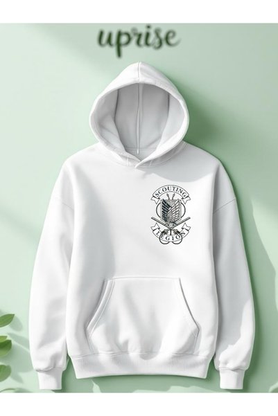 Vordevia Attack on Titan Shingeki No Kyojin Printed Cotton 3 Thread Oversize Sweatshirt