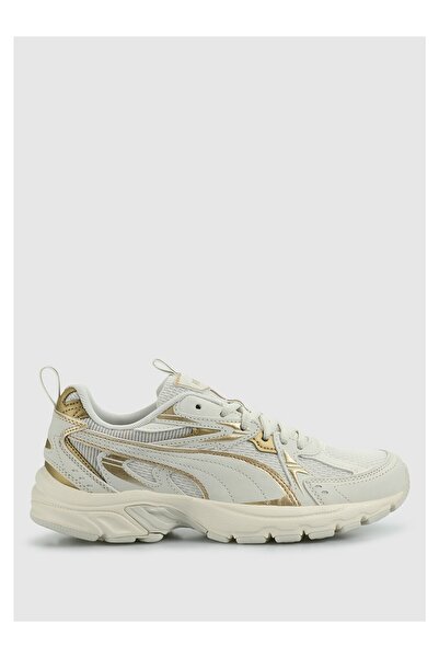 Puma Women's White Milenio Tech Wmns Dayinight Sports & Casual Shoes 40265701-Vaporgray