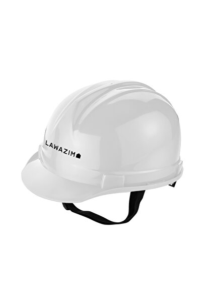 Lawazim Deluxe Safety Helmet - HDPE Hard Hat with 4-Point Suspension and Chin Strap