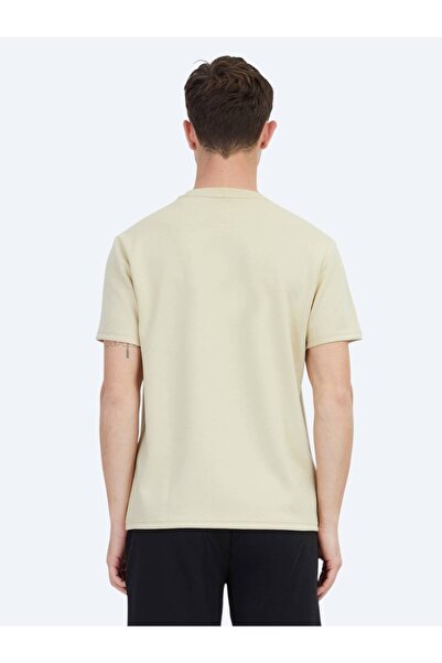 Kip Light Yellow Plain Crew Neck T-Shirt
