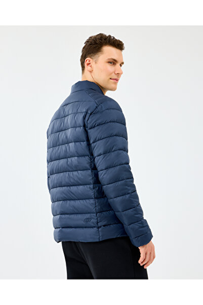 SKECHERS M Essential Outerwear Padded Jacket Erkek Lacivert Mont S231242-0505