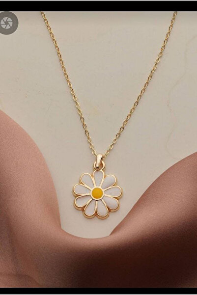 Shiklik قلادة نسائية موديل ديزي مع سلسلة ذهبية اللون