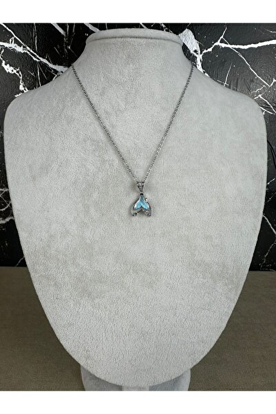 Mutenaura قلادة فولاذية على شكل حوت