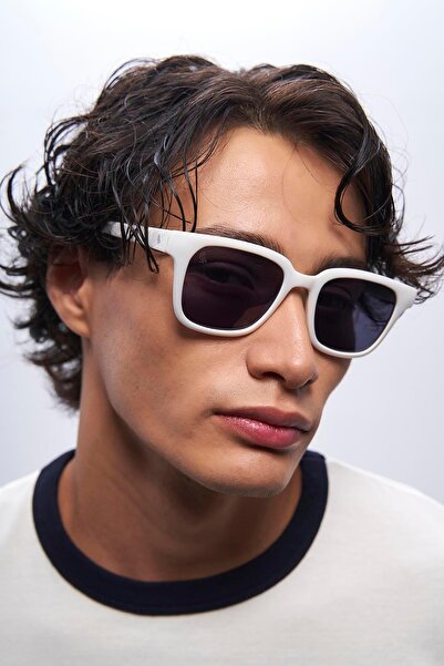 Bilge Karga Elvin White Black Men's Sunglasses