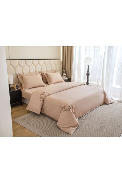 Alhabib bedding Queen Beige Bedspread, Cotton & Microfiber, Fits 200x160cm Be...