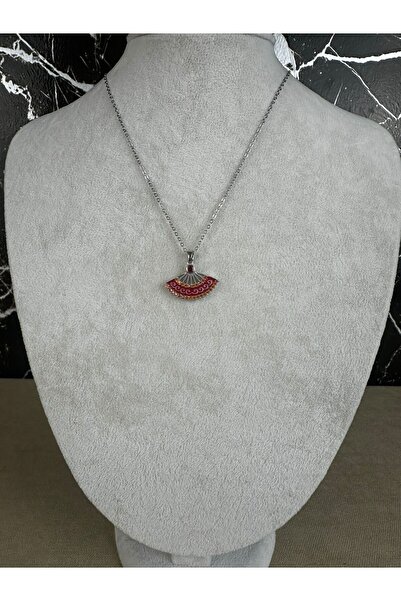 Mutenaura Yelpaze Figürlü Çelik Kolye