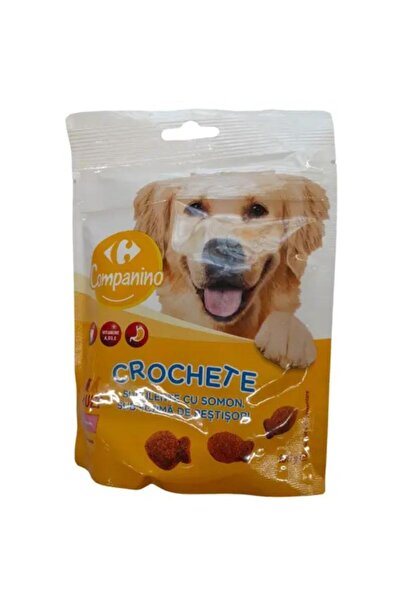 Companino Crochete suculente cu somon pentru caini 100g