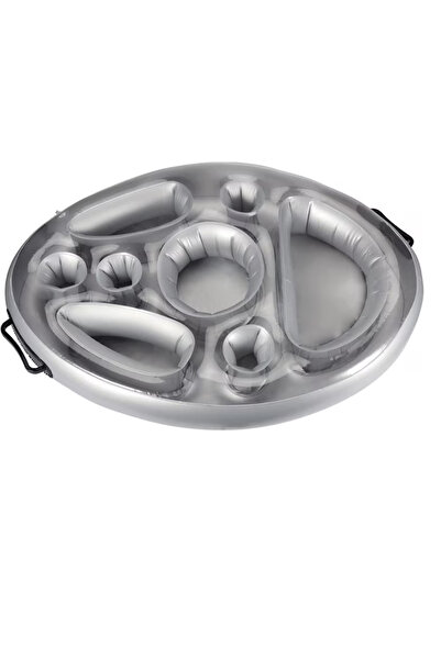 Shengruili Suport gonflabil pentru băuturi Shengruili, argintiu, 70x50cm