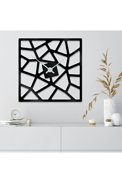 Marktna Distinctive wall clock made of glossy black acrylic