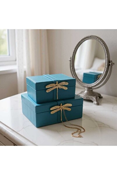 PELLE DESİGN Dekoratif deri kutu