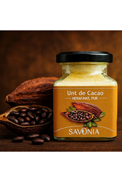Savonia Unt de Cacao Nerafinat, Savonia, 200 ml