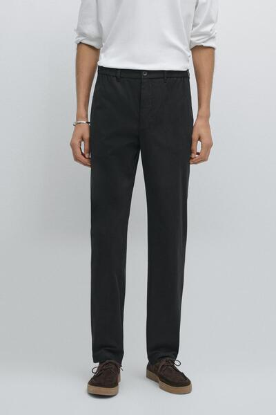 Massimo Dutti Pamuk karışımlı jogger fit pantolon