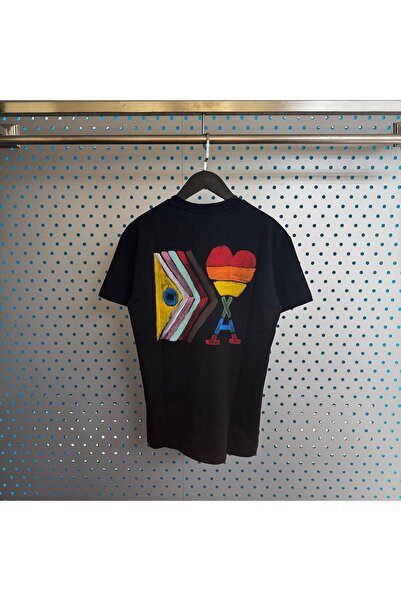 JESSE STORY Pánské - dámské unisex tričko se speciálním designem s potiskem srdce