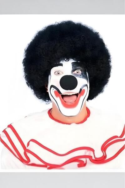 PARTİ SEPETİ SİYAH Kıvırcık Bonus Peruk