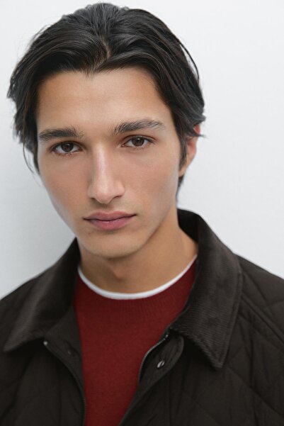 Massimo Dutti Napa yaka şişme mont