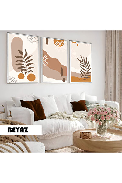 Harika bir ev Dečija soba Dnevna soba - Minimalistički Moderni Boemski Krem S...