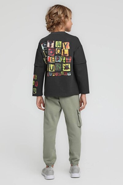 HAUSEkids 4-14 Years Old Stay Cool Boy's Suit-Anthracite