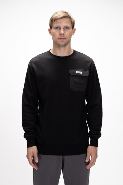 Bad Bear Rise Siyah Crewneck Erkek Sweatshirt