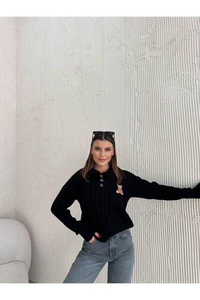 ZF BUTİK Sweater Teddy Bear Patterned Premium Quality