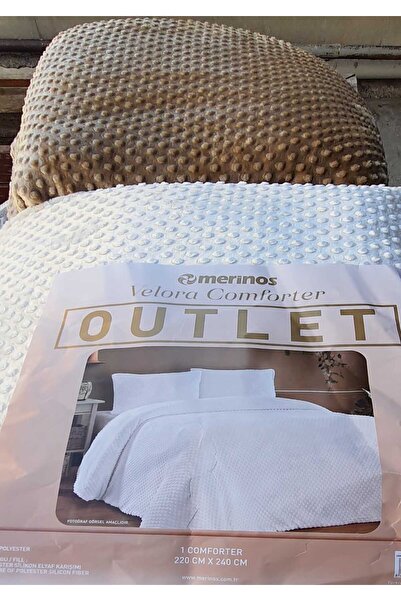 aktartekstil Tomurcuk Merinos Quilt 220 X240 cm Double Sided