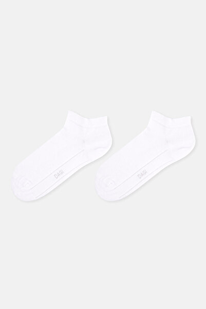 Eros White Men's Cotton Booties Socks