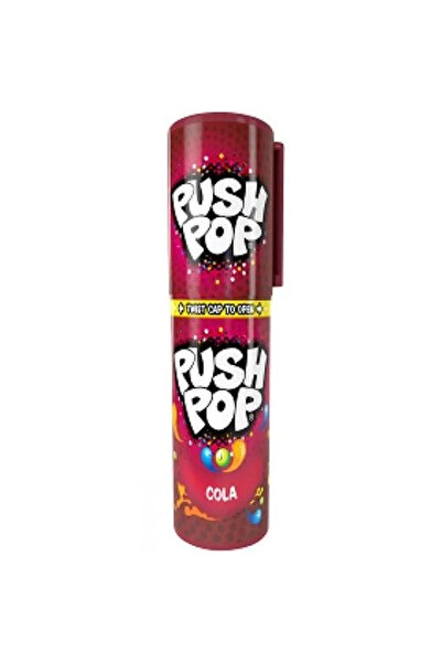 Bazooka Push Pop Cola - Candy with Cola Flavor 15g