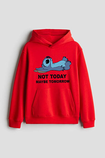 AEMİ Унисекс суитшърт с качулка, 100% памук, с принт и големи размери