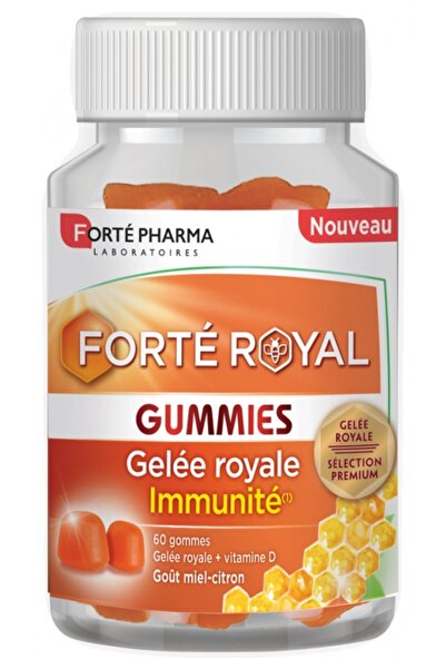Forte Pharma Laboratories حلوى فورت رويال جيلي للمناعة 60 قرصًا