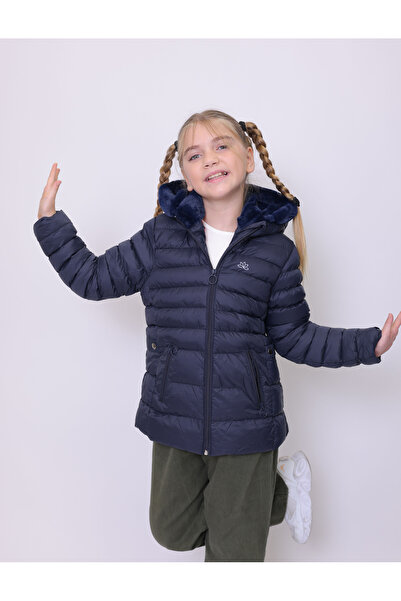 PIQUE Children's coat children's puffer coat with fur hood