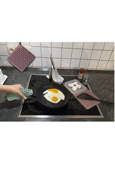 OEM Set of 5 Amer Store drink holders, 17 x 17 x 0.6 cm, silicone, multicolor