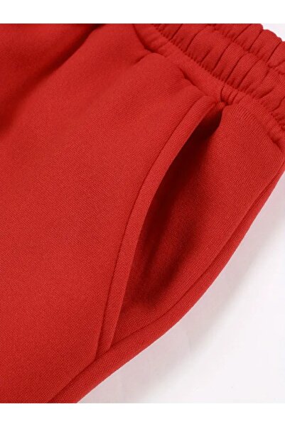 WOODROFFE Unisex Music Note Jogger Pants, Casual Sweatpants, Red Grey Black Sweatpants Jogger