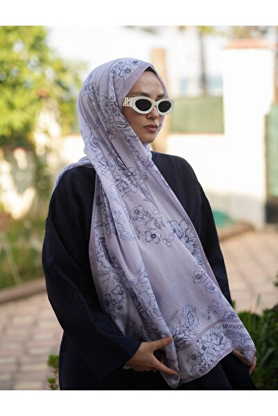 MOONORO شال ناعم من روز جاردن