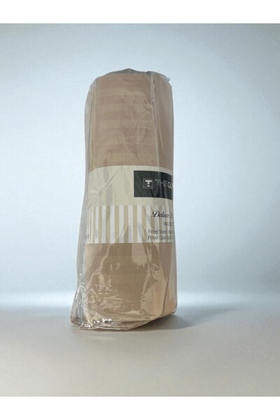 Online Home Market The Quaris Deluxe Cotton Satin Double Bed Sheet (180X200+30Cm) and Pillowcase (50X70Cm)