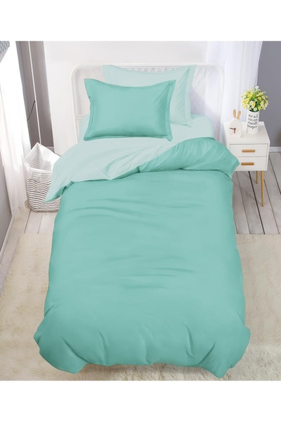 CHIRASO Double-Sided Bedding, Finet, ELASTIC Sheet 140x200 cm, Duvet Cover 160x200 cm, 2 Pillowcases