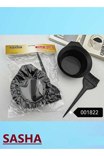 SASHA فرشاة صبغ الشعر مع وعاء أسود