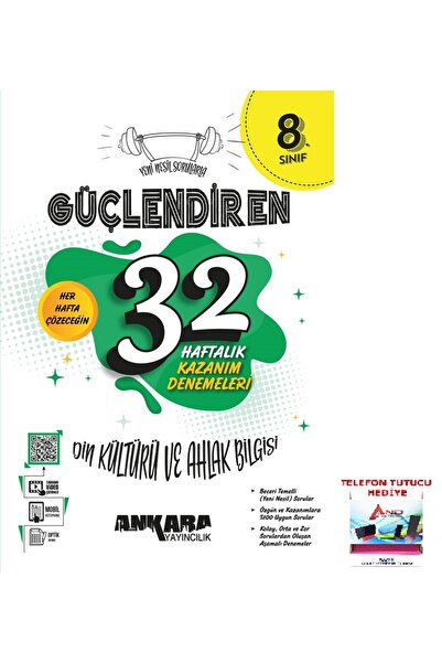 Ankara Yayıncılık 2025-2026 8. Sınıf LGS Din Kültürü Her Hafta Çözeceğin Güçl...